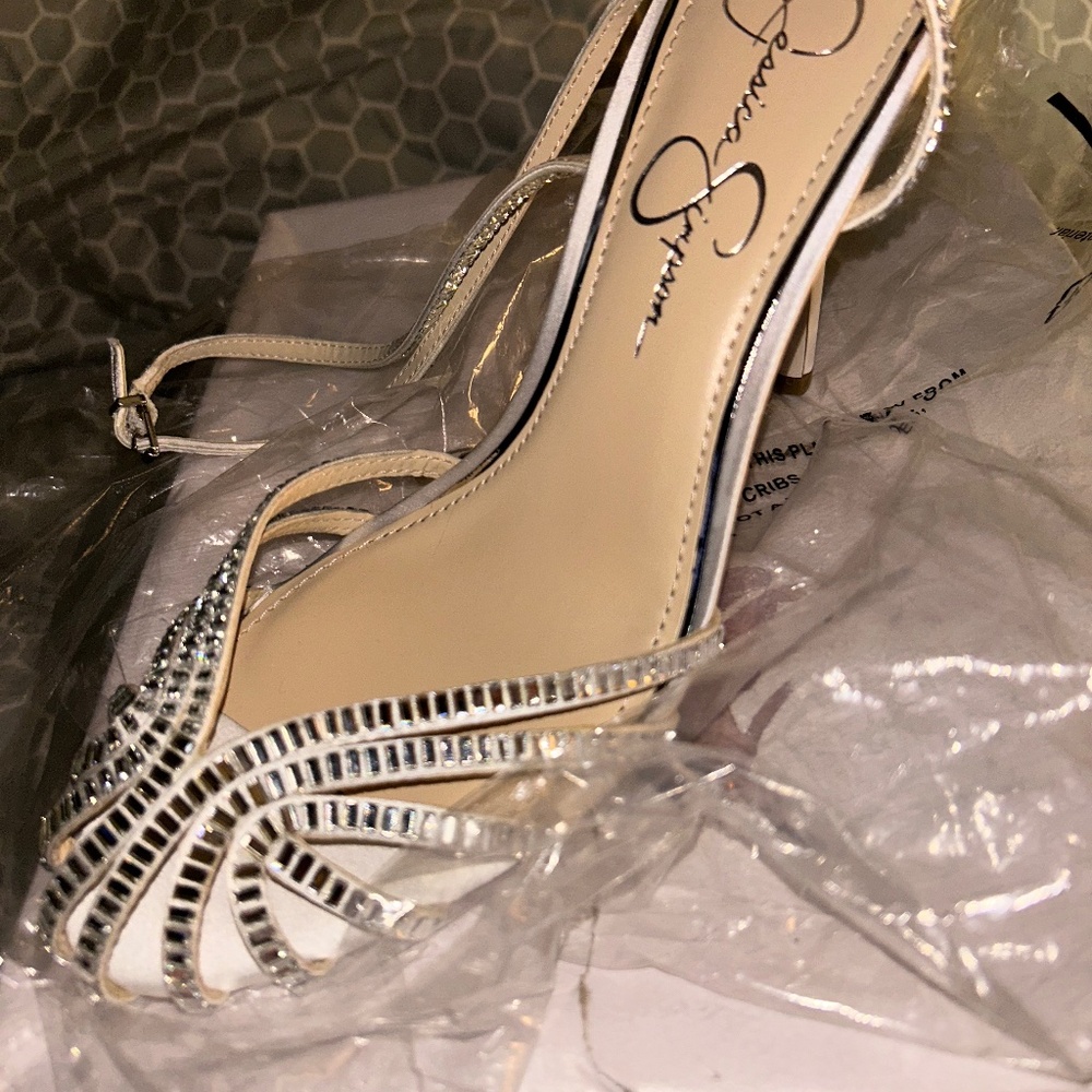 Paveri Pump in Silver By Jessica Simpson